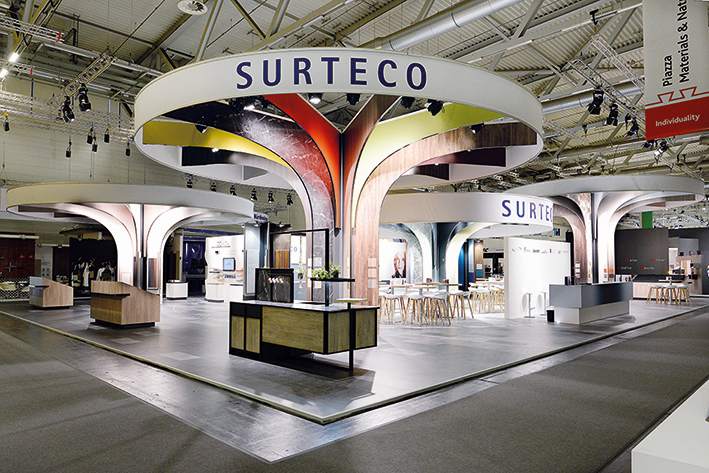 Interzum 2017.
SURTECO impresses with unique trade fair stand design
