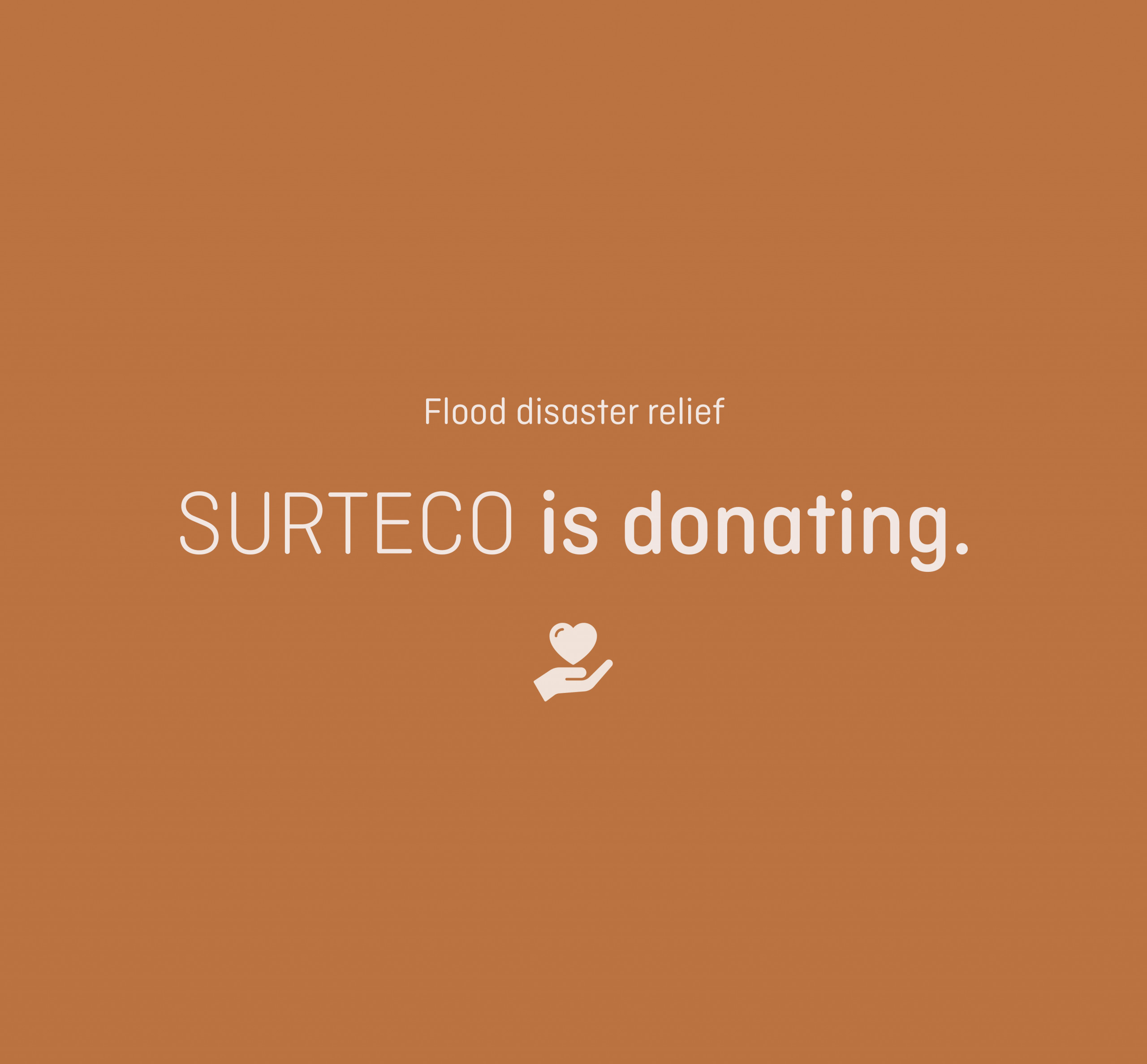 SURTECO donates to flood victims